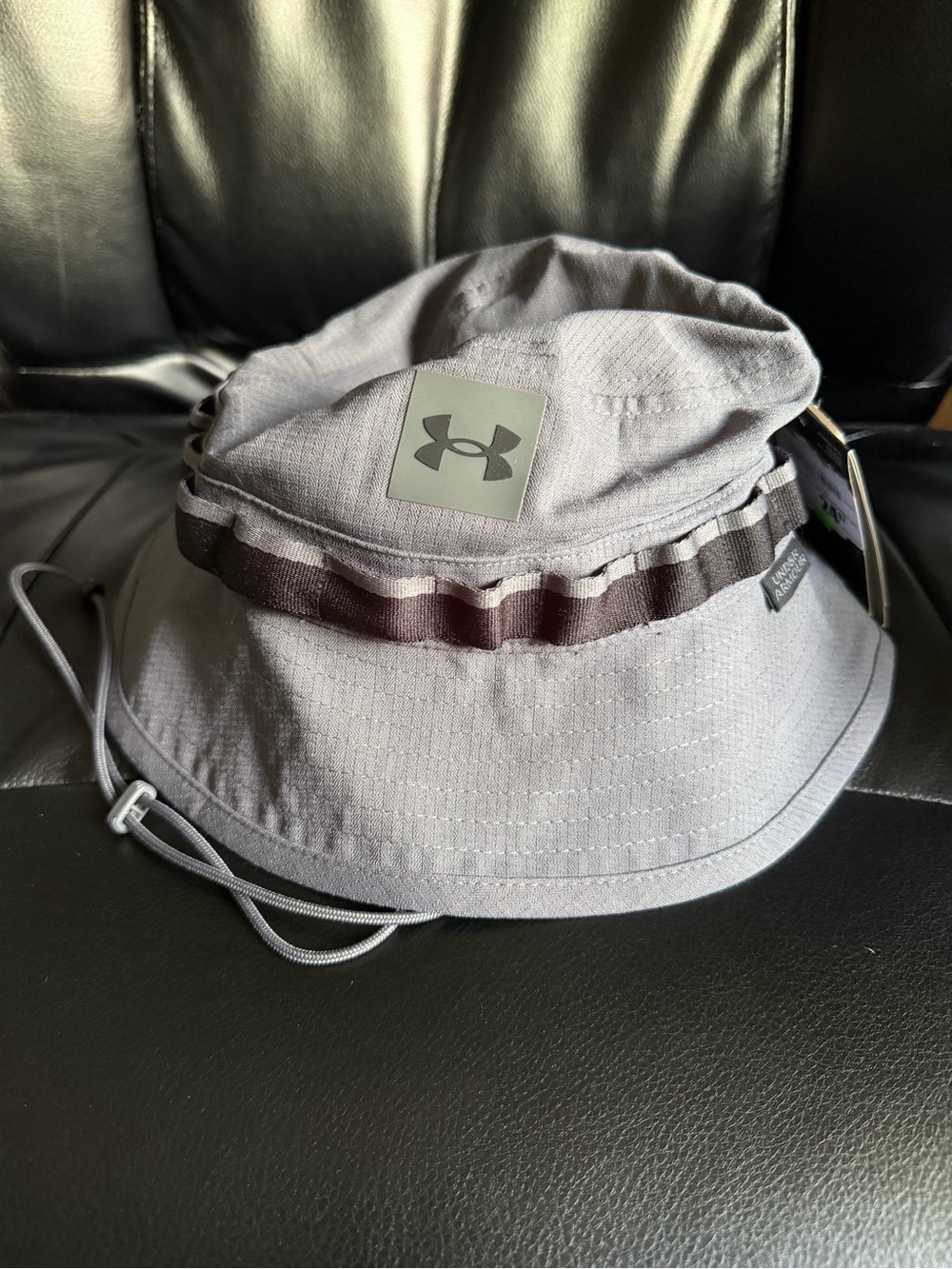 UNDER ARMOUR MEN'S ISO-CHILL ARMOURVENT BUCKET HAT -  CASTLEROCK/BLACK - NWT